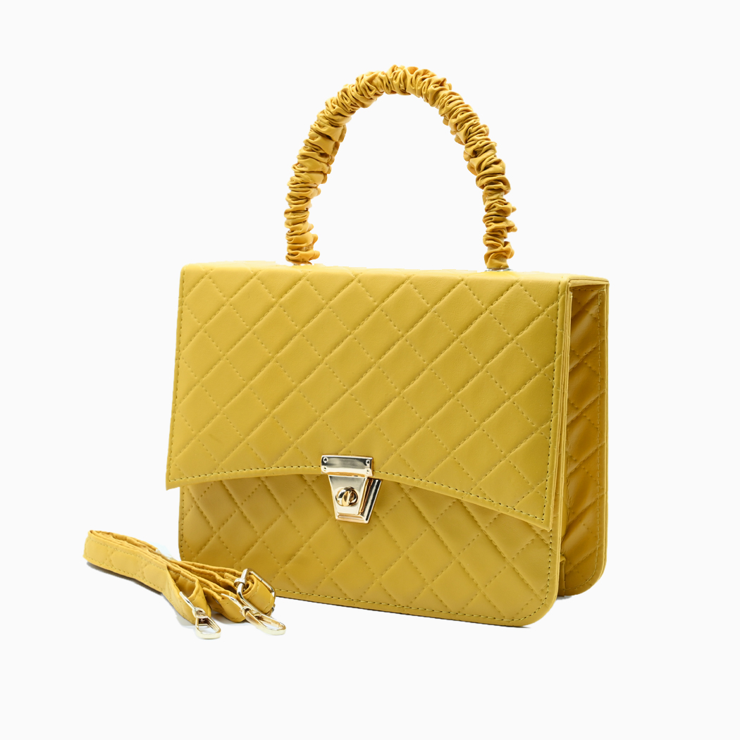 Bella Quilta Tote Bag Yellow