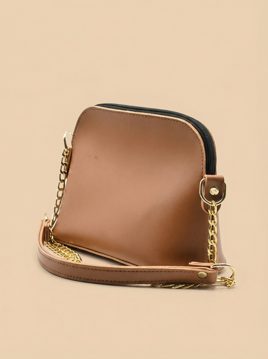 Christ crossbody chain Hand Bag - Brown