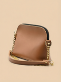 Christ crossbody chain Hand Bag - Brown