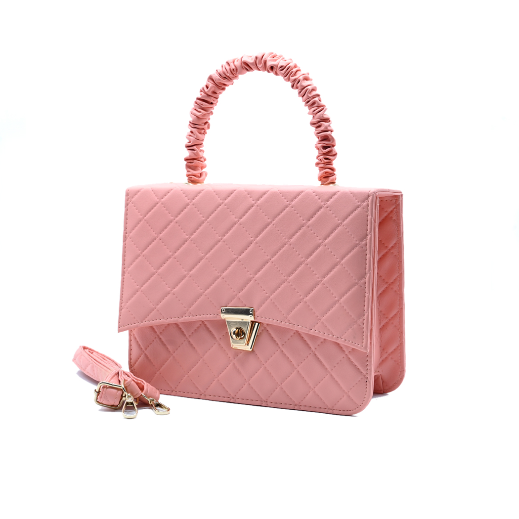 Bella Quilta Tote Bag Pink