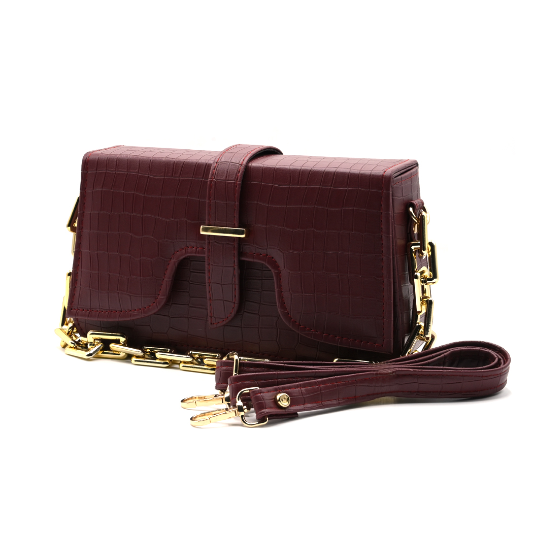 Sling Crossbody Bag - Mehroon