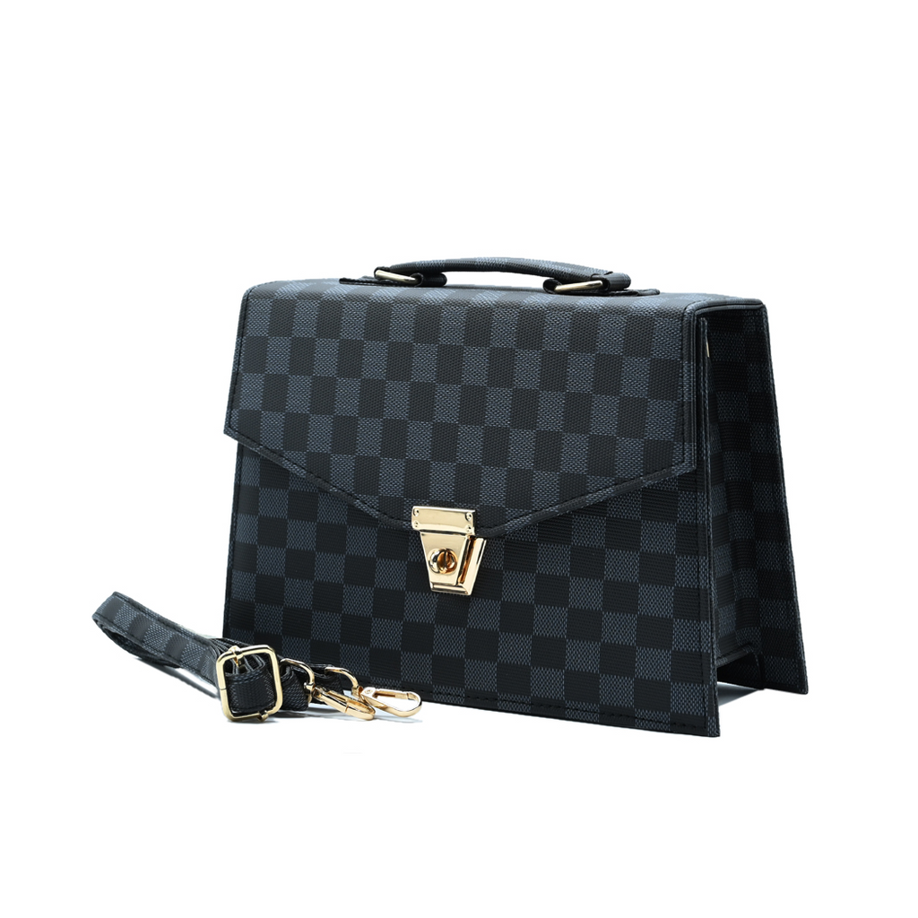 Classic Square Tote – Black