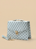 Classic Square Tote – White
