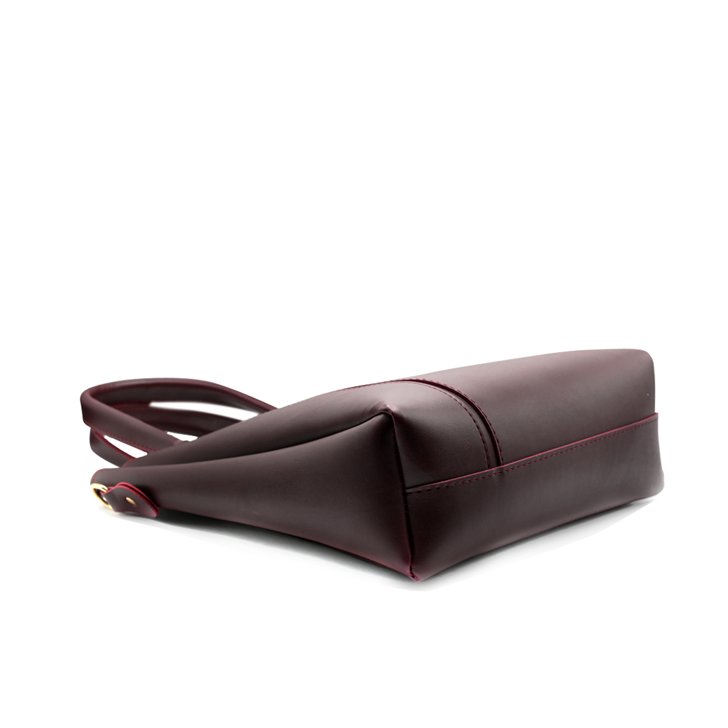 Urban Chic 4-in-1 Tote Bag Set – Burgundy Red
