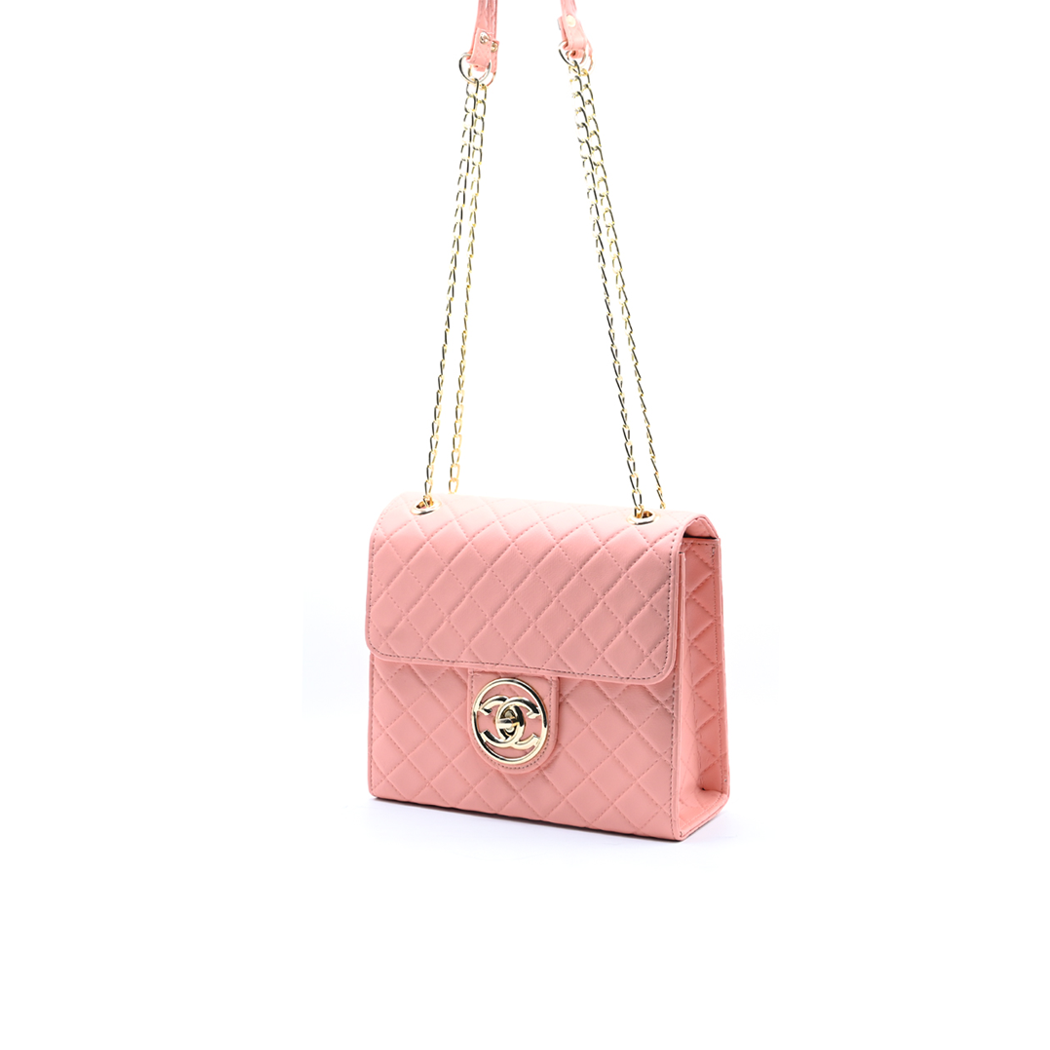 Trendy Chain Stylish Bag Pink