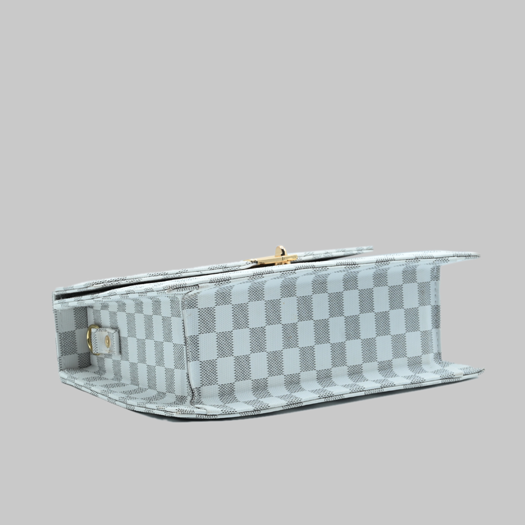 Classic Square Tote – White