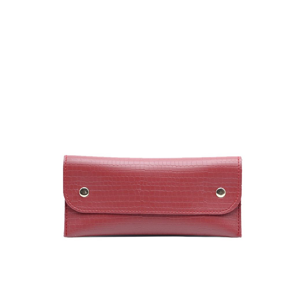 Metro Luxe Tote Set Maroon