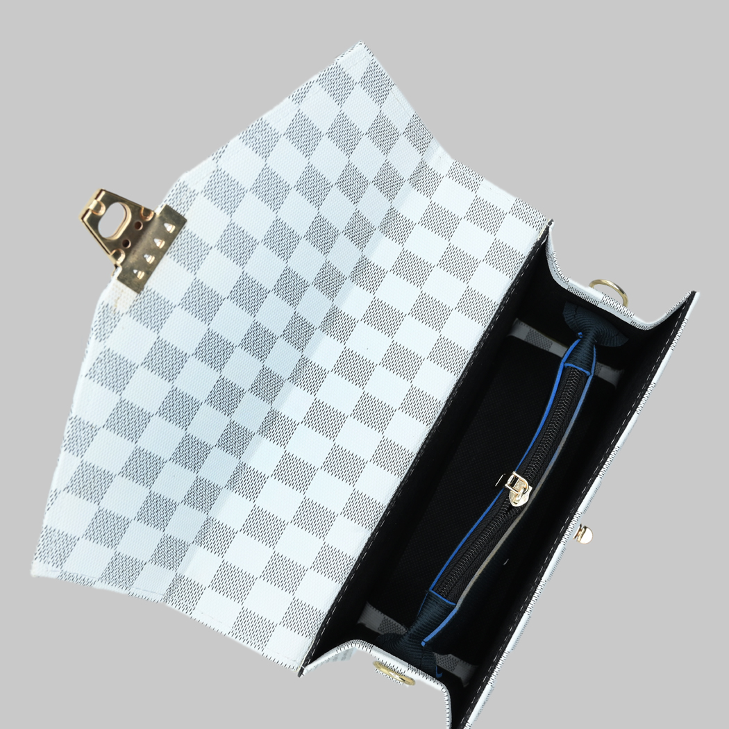 Classic Square Tote – White