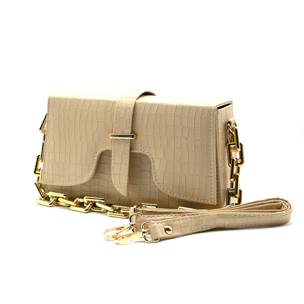 Sling Crossbody Bag - Light Grey