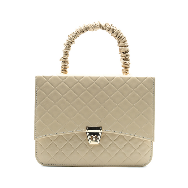 Bella Quilta Tote Bag Beige