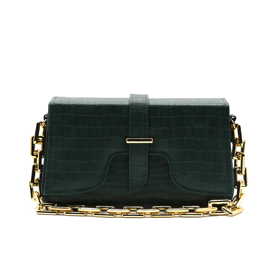 sling Crossbody Bag - Olive Green