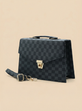 Classic Square Tote – Black