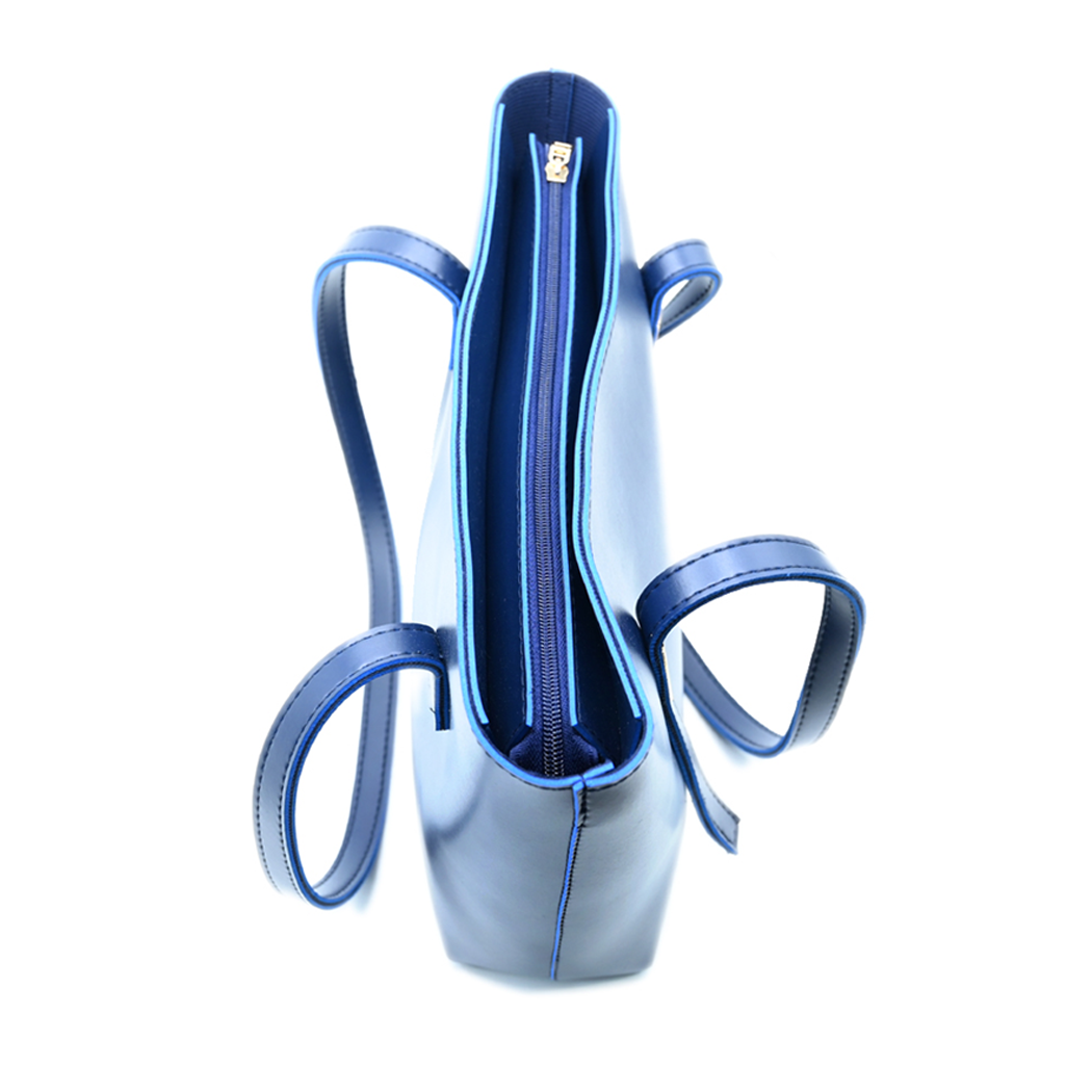 Grace Trio Handbag Set of 3 Navy Blue