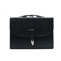 Classic Square Top Handle Bag - Black