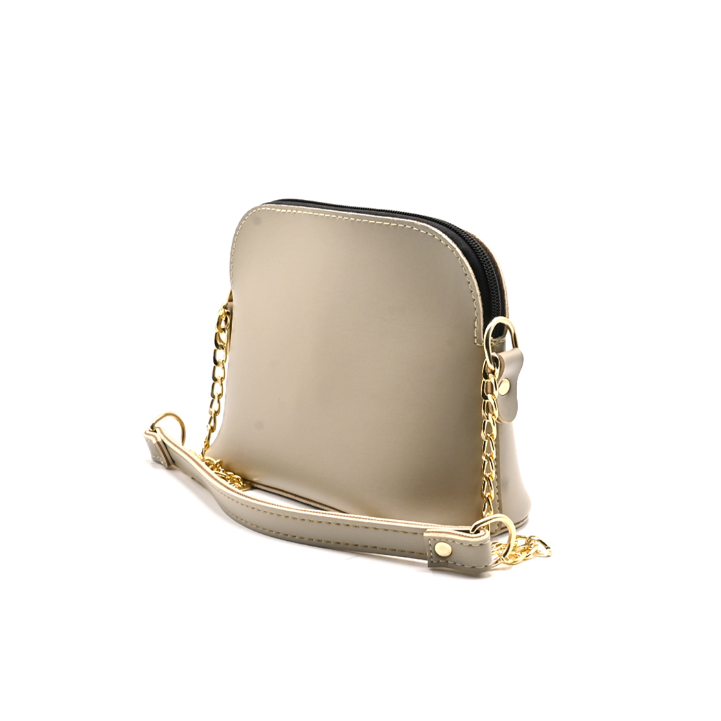 Christ crossbody chain Hand Bag - Beige