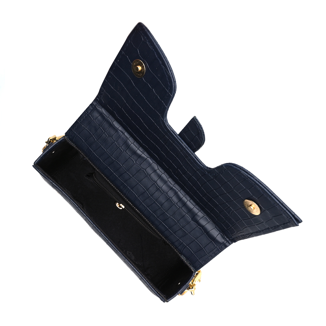 Sling Crossbody Bag - Navy Blue