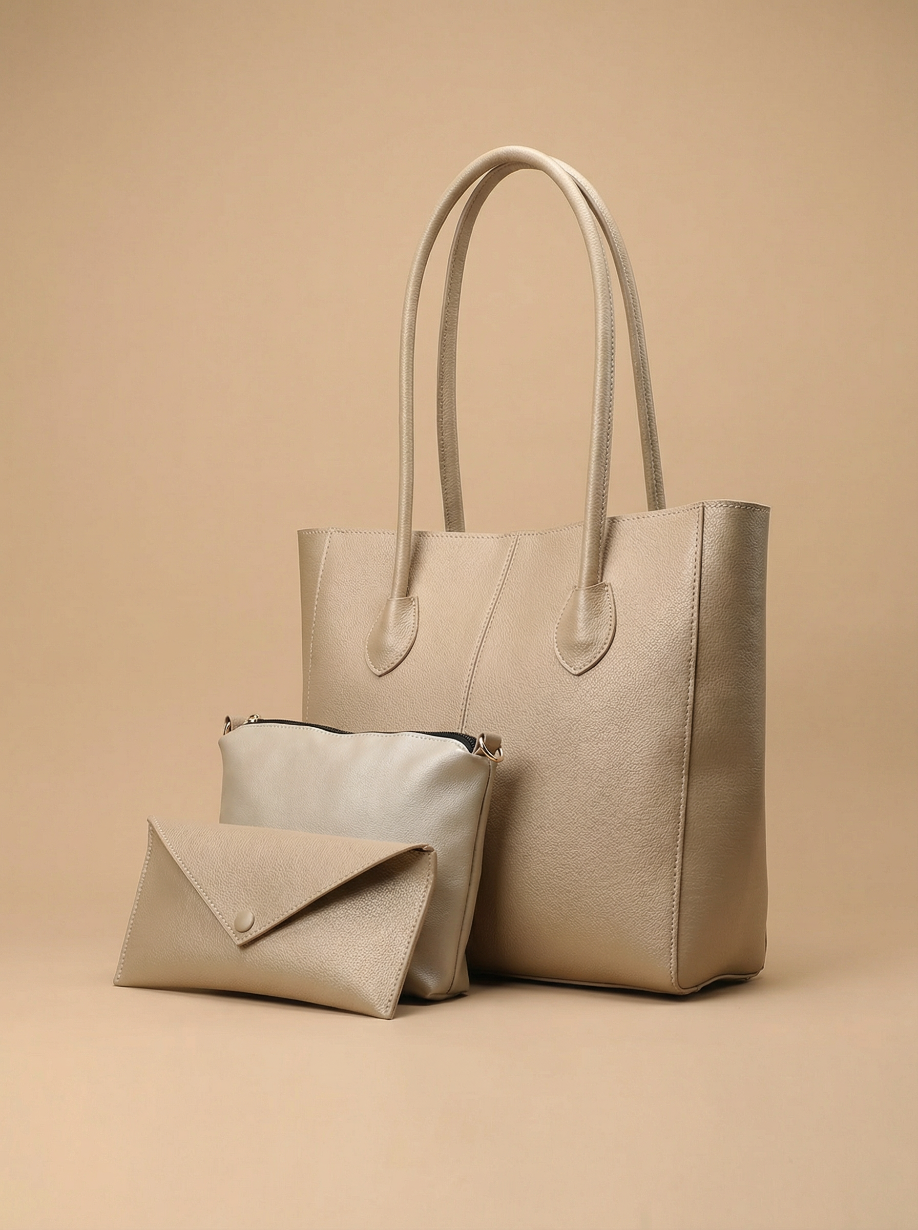 Adele - Hand Bag - Beige