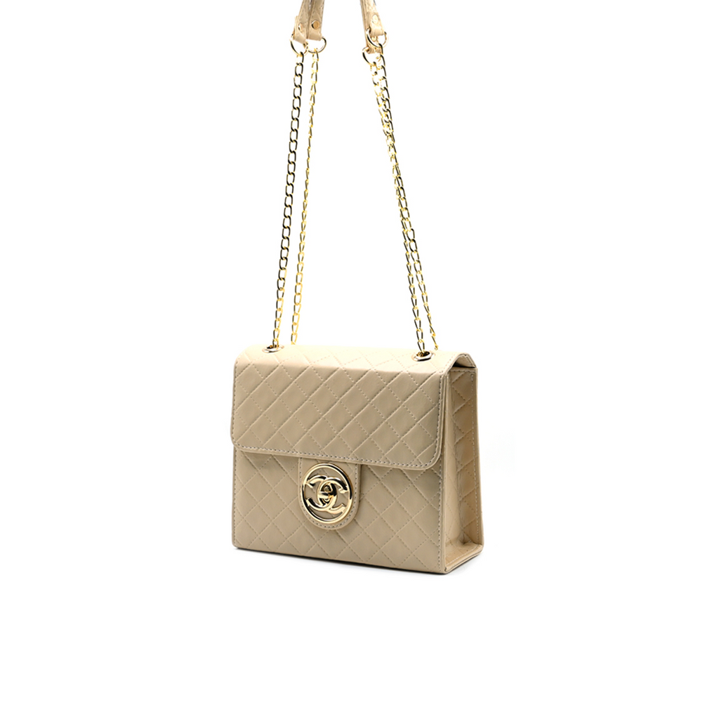 Trendy Chain Stylish Bag Camel