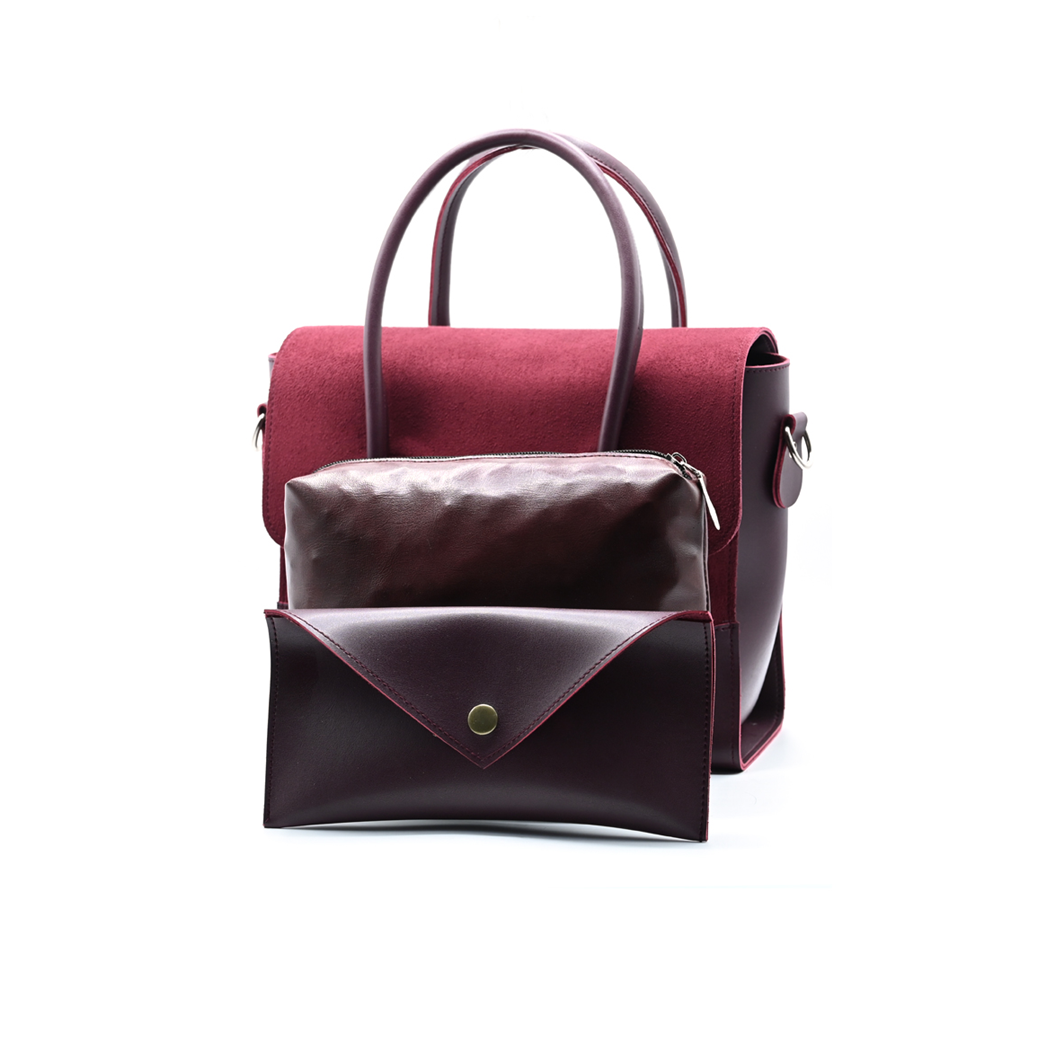 Centic Cross Body Bag - Mehroon