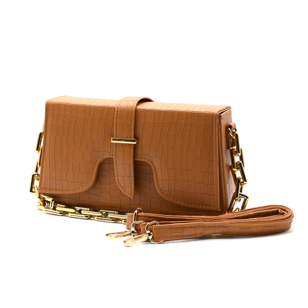 Sling Crossbody Bag - Light Tan