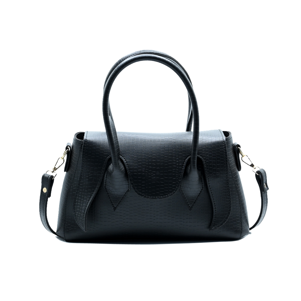 Seren Tote Satchel Handbag for Women – Black