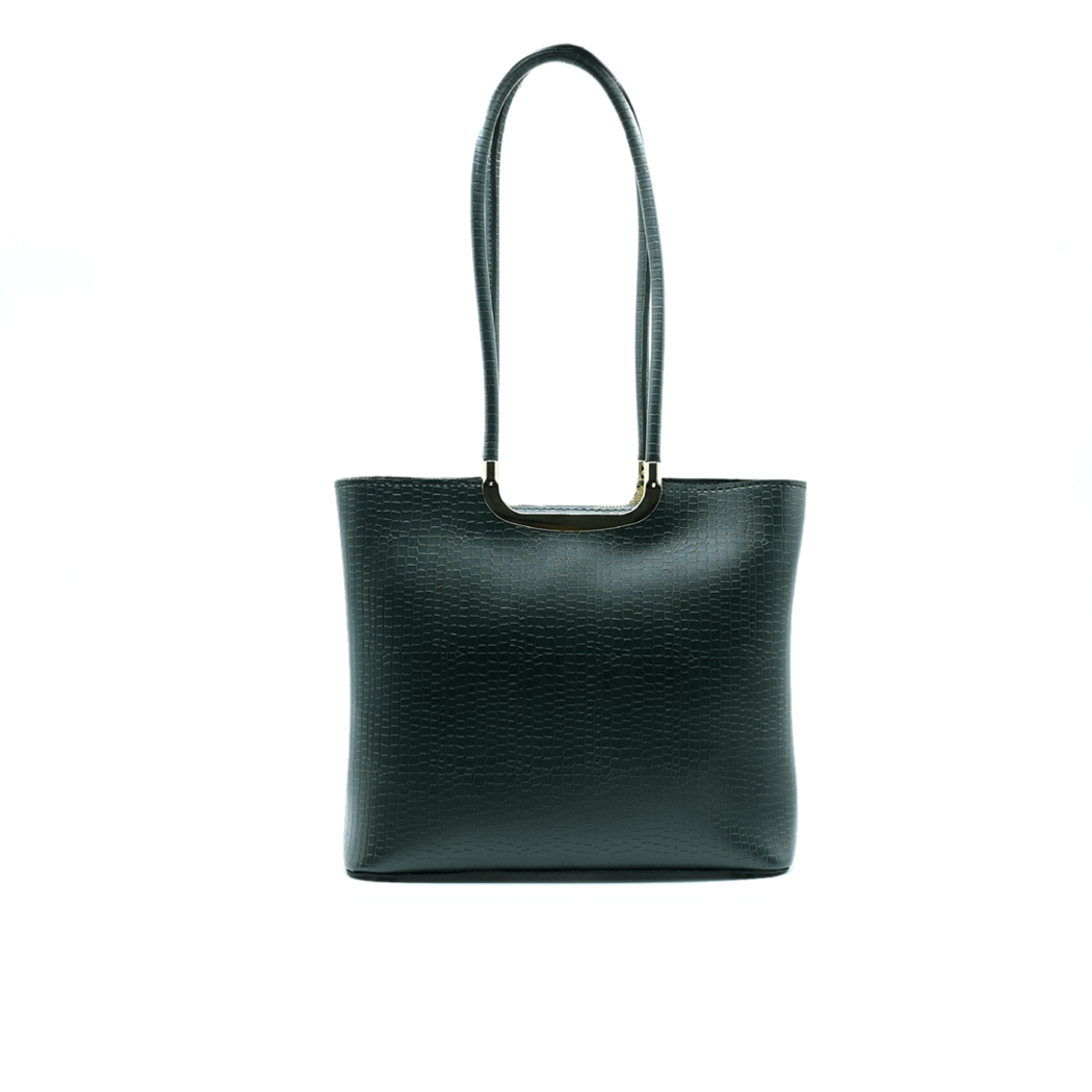 Metro Luxe Tote Set Olive Green