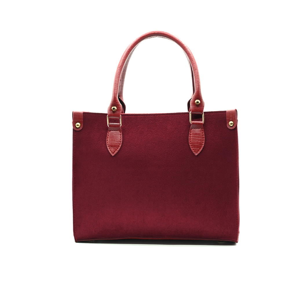 Maroon Hobo Handbag for Women | Stylish PU Leather Ladies Bag in Pakistan