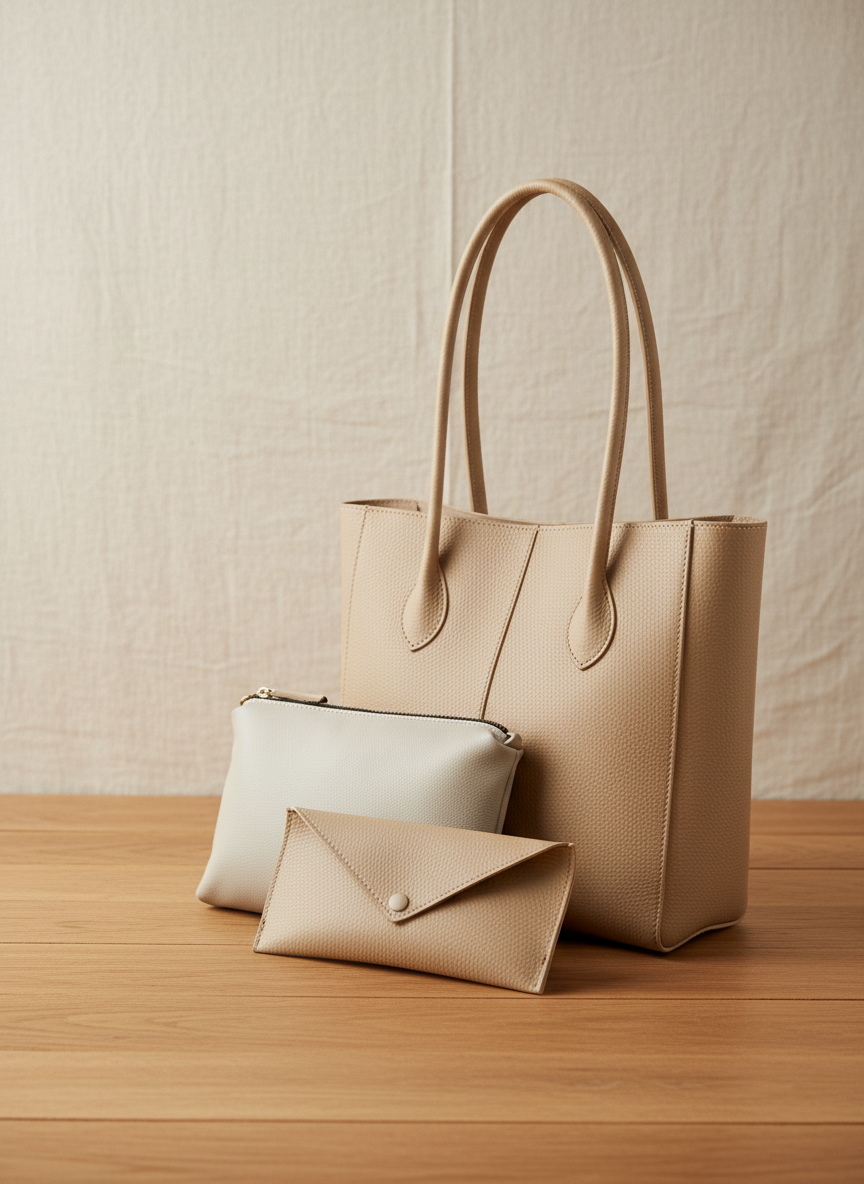 Adele - Hand Bag - Beige