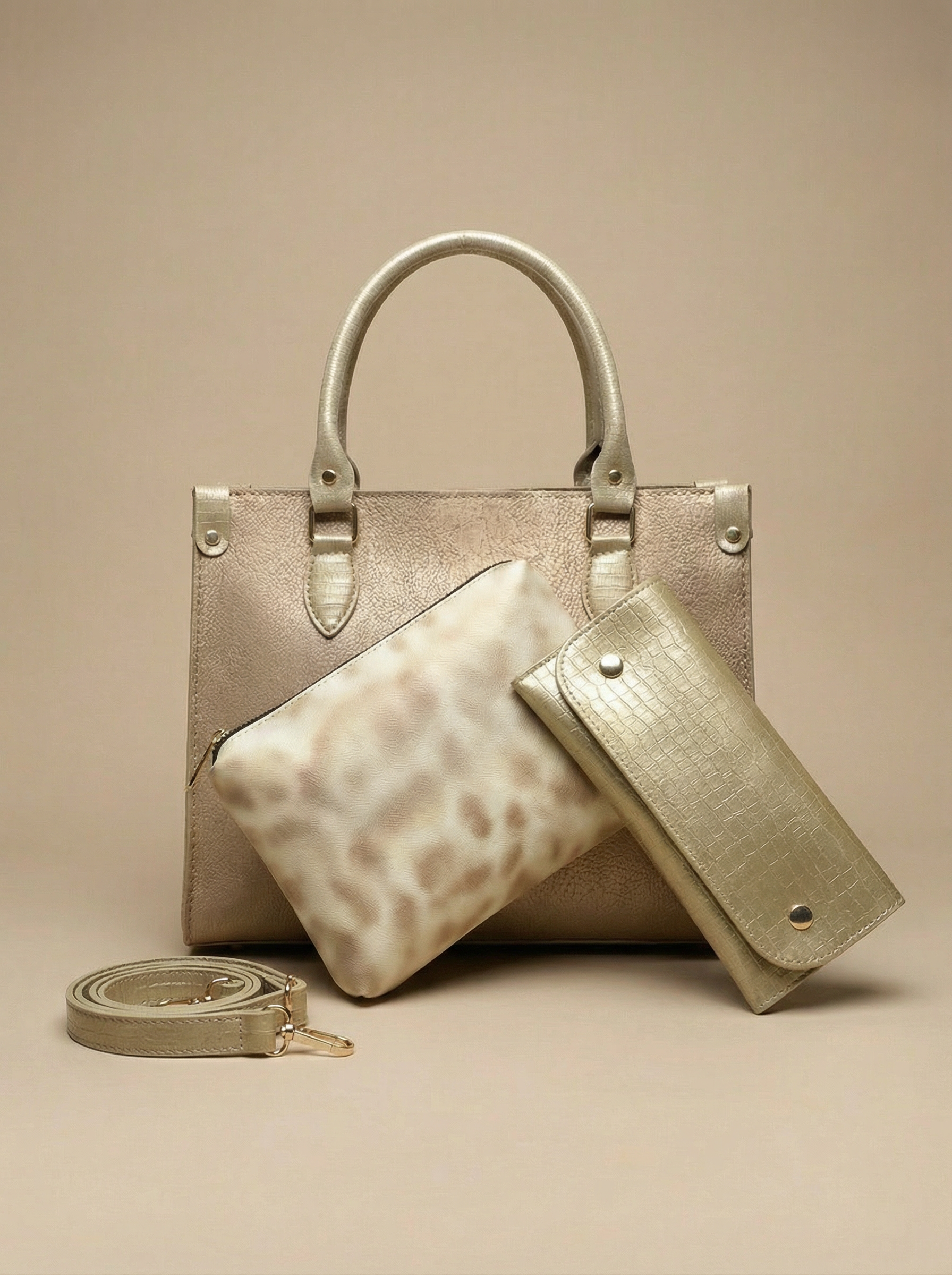 Camel Hobo Handbag for Women | Stylish PU Leather Ladies Bag in Pakistan