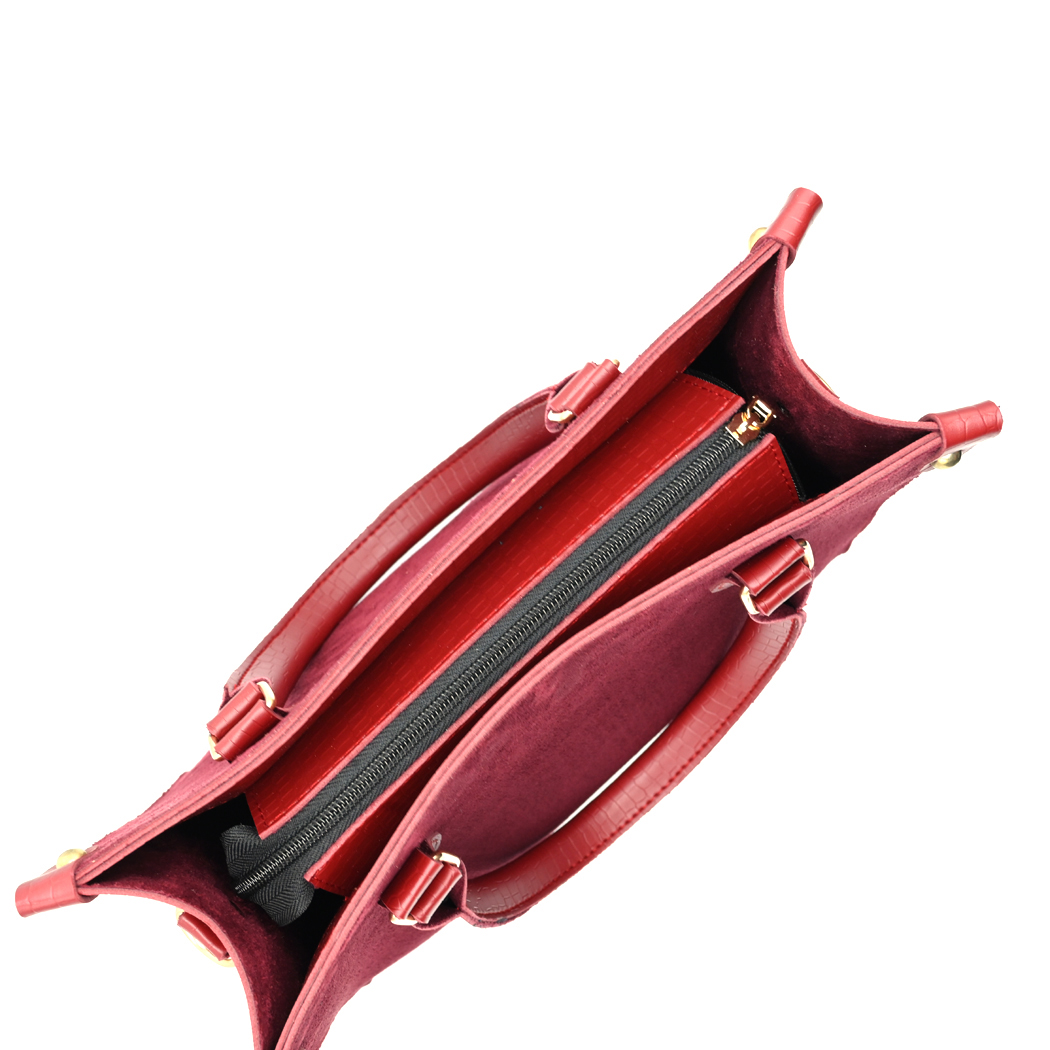 Maroon Hobo Handbag for Women | Stylish PU Leather Ladies Bag in Pakistan