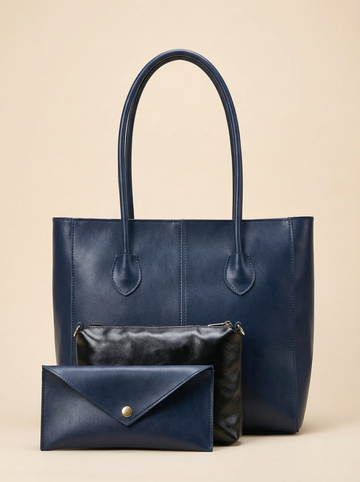 Adele - Hand Bag - Blue