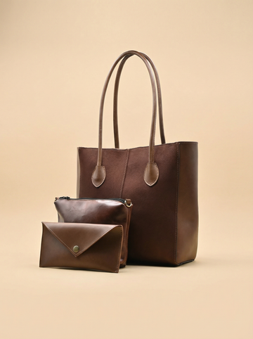 Adele - Hand Bag - Brown
