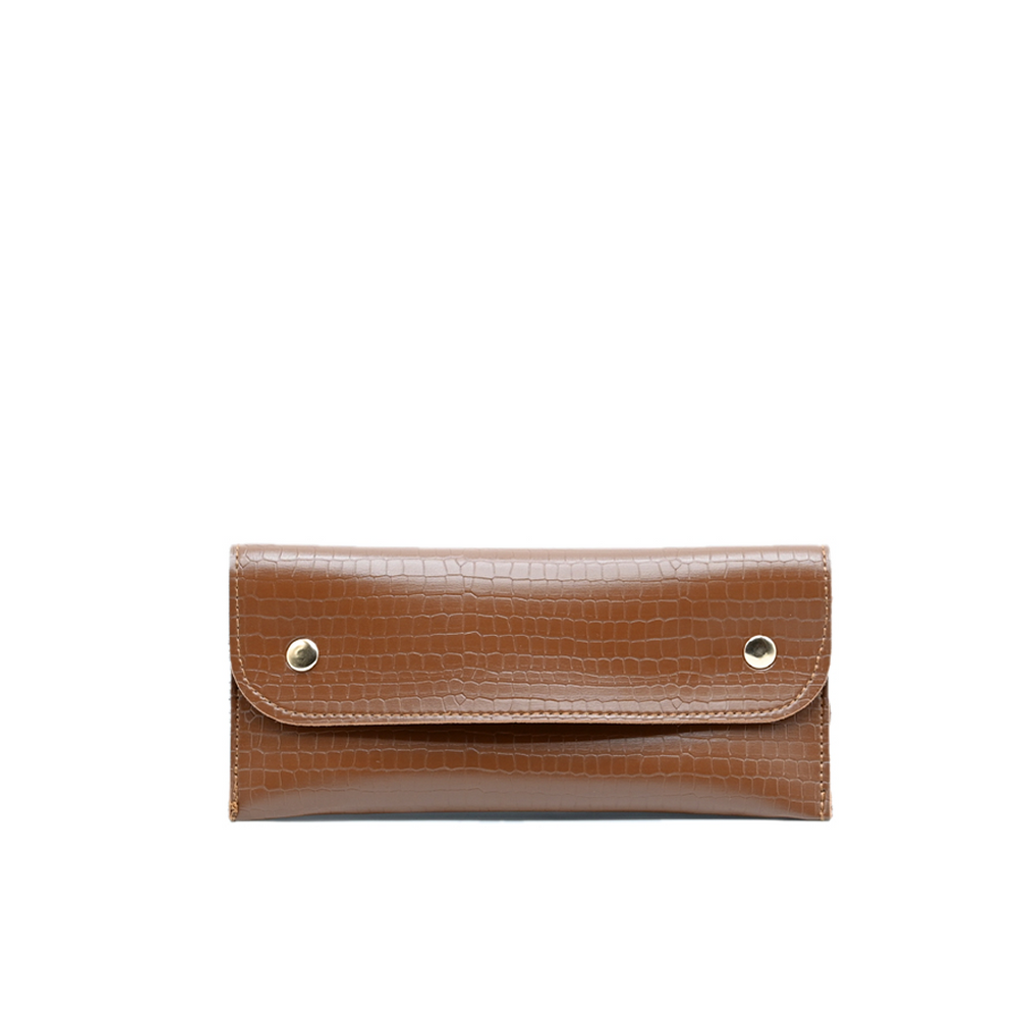 Metro Luxe Tote Set Brown