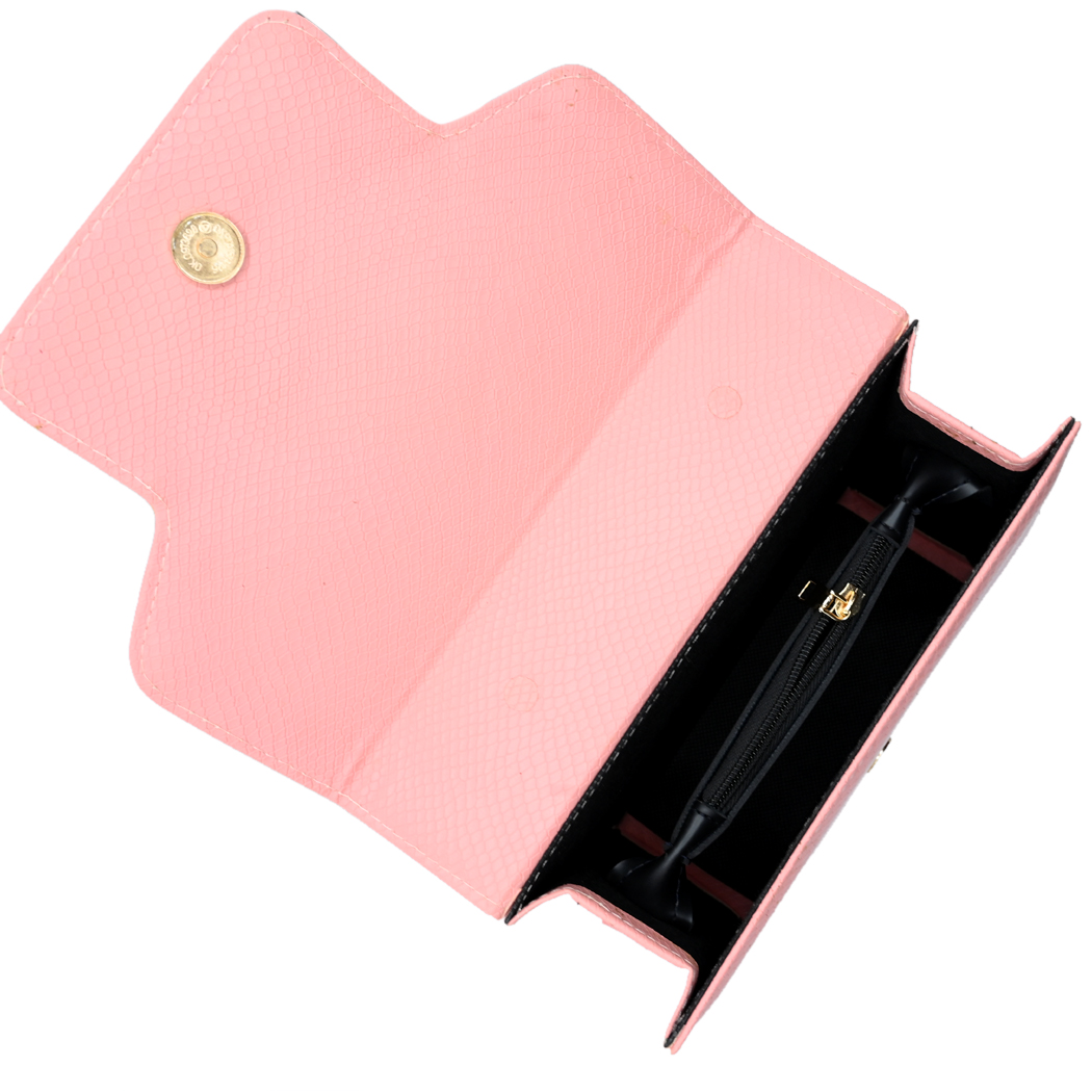 Lustre Pearl Tote – Elegant Pink Handbag with Pearl Handle