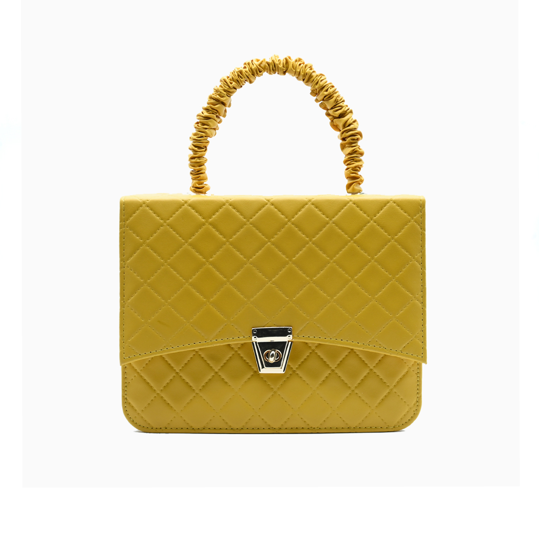 Bella Quilta Tote Bag Yellow