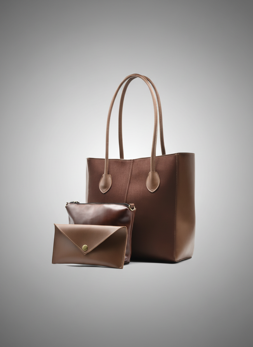 Adele - Hand Bag - Brown