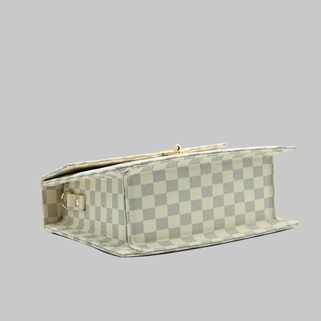 Classic Square Tote – Beige