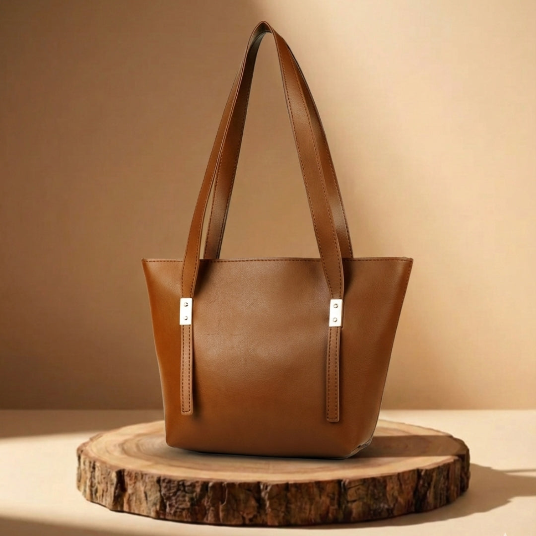 Grace Trio Handbag Set of 3 Brown