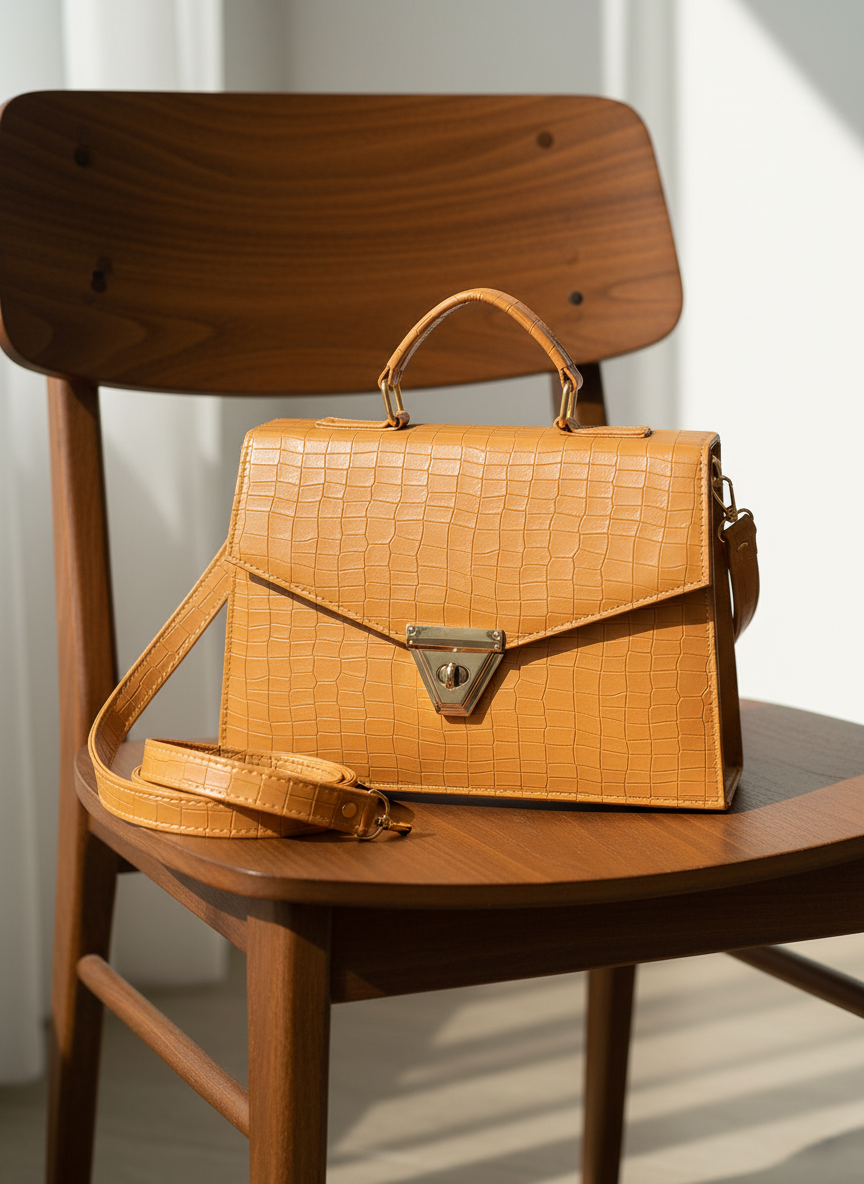 Quaint Crossbody Bag - Mustard