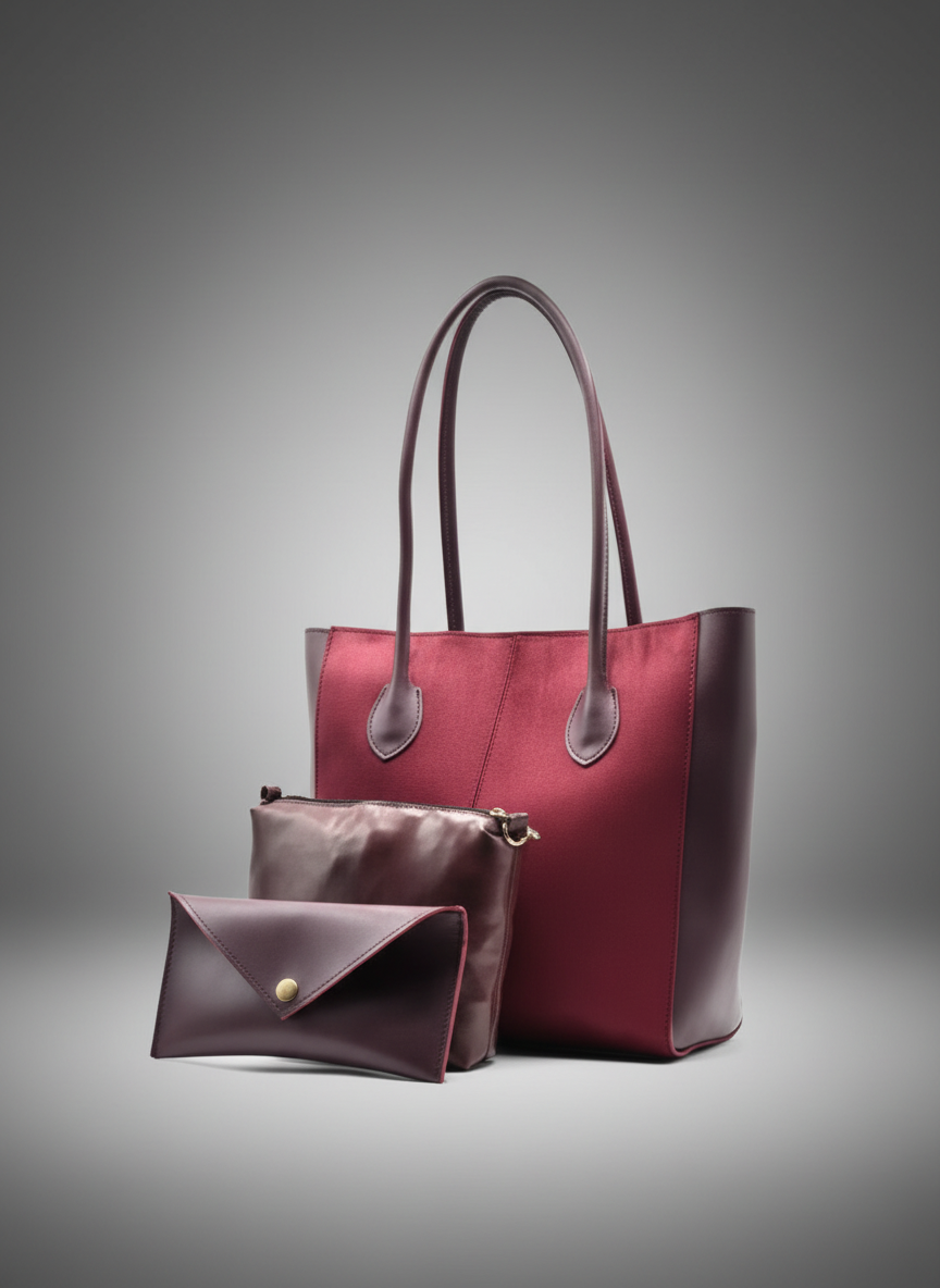 Adele - Hand Bag - mehroon