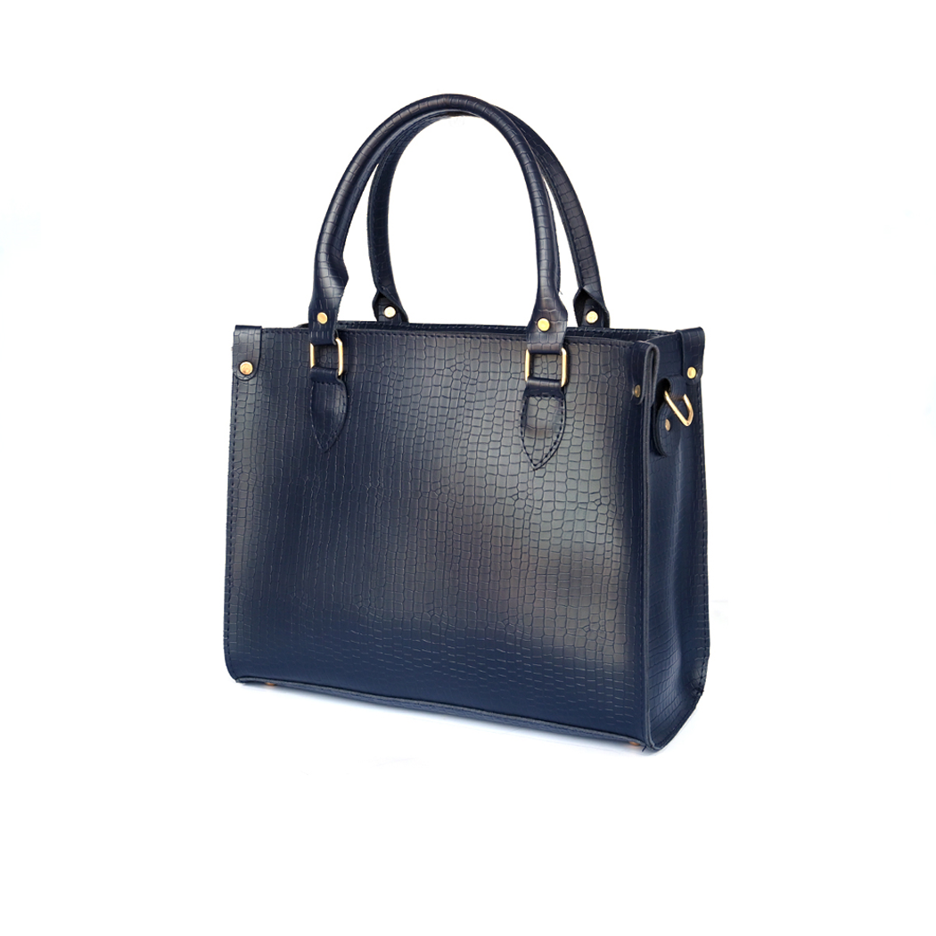 Navy Blue Hobo Handbag for Women | Stylish PU Leather Ladies Bag in Pakistan