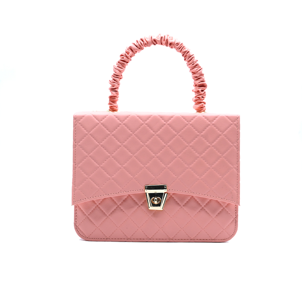 Bella Quilta Tote Bag Pink