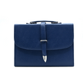 Classic Square Top Handle Bag - Blue