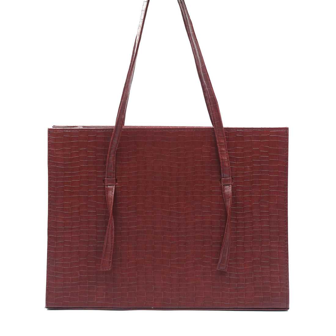 Trendiq Large Capacity Handbag - Maroon