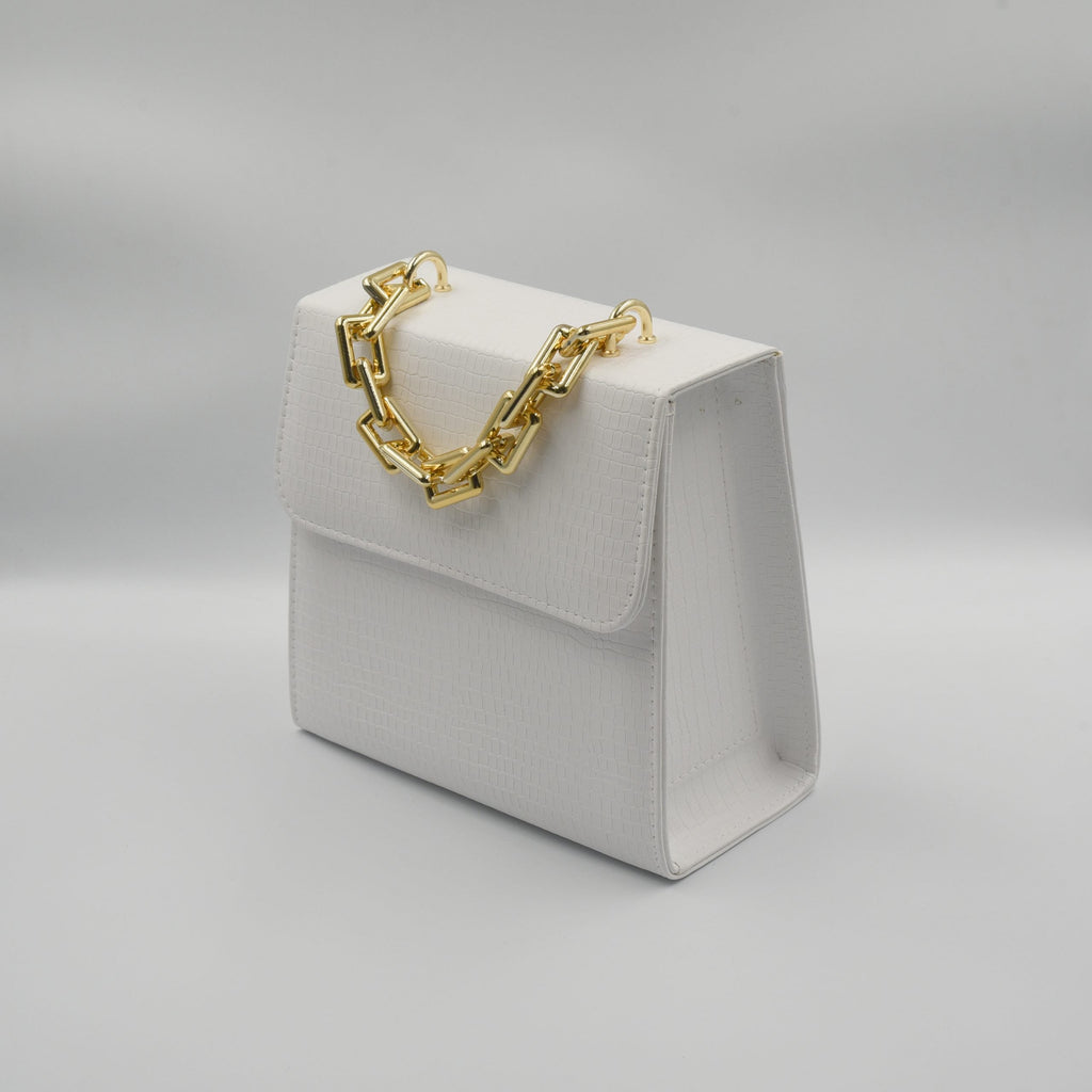 Clasique Handbag - White