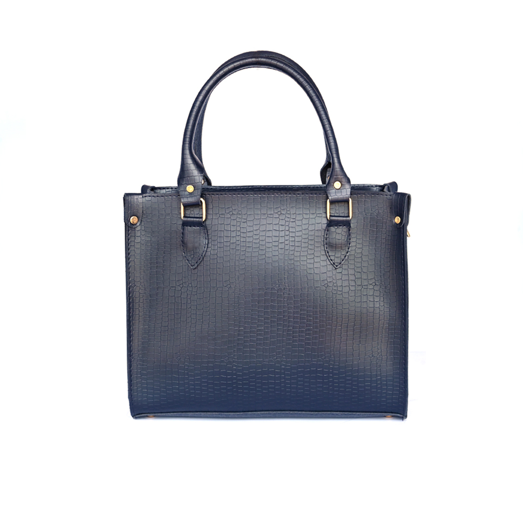Navy Blue Hobo Handbag for Women | Stylish PU Leather Ladies Bag in Pakistan