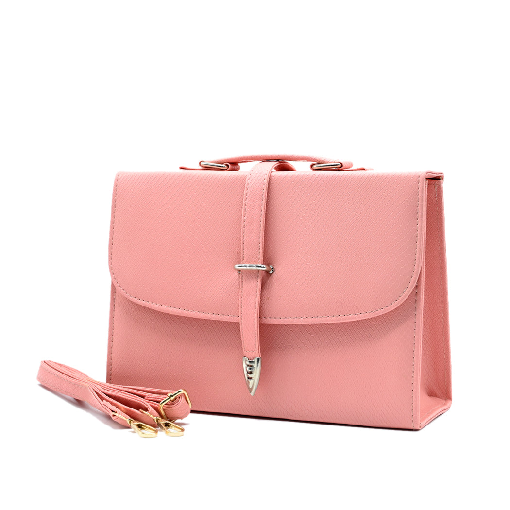 Classic Square Tote – Pink