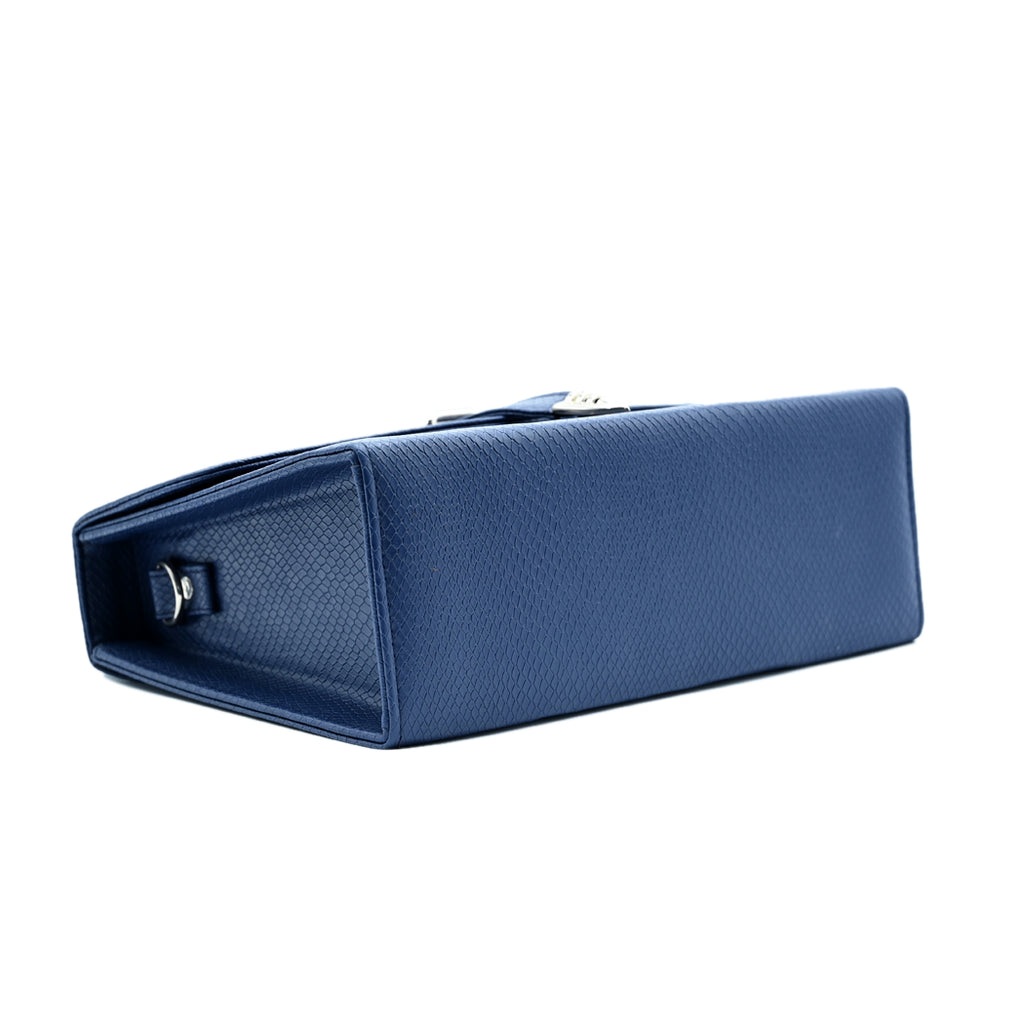 Classic Square Tote – Navy Blue