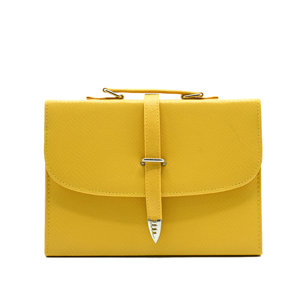 Classic Square Tote – Yellow