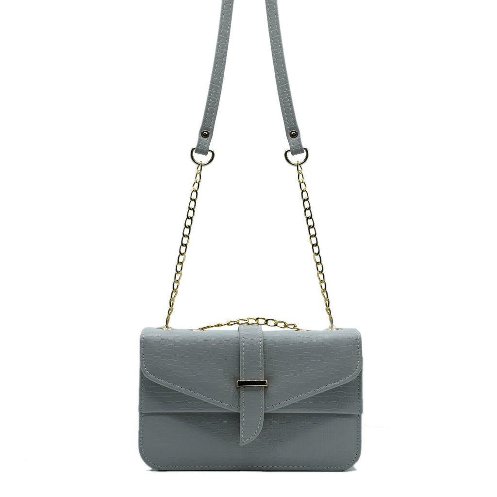 Stylisha crossbody chain bag - Grey